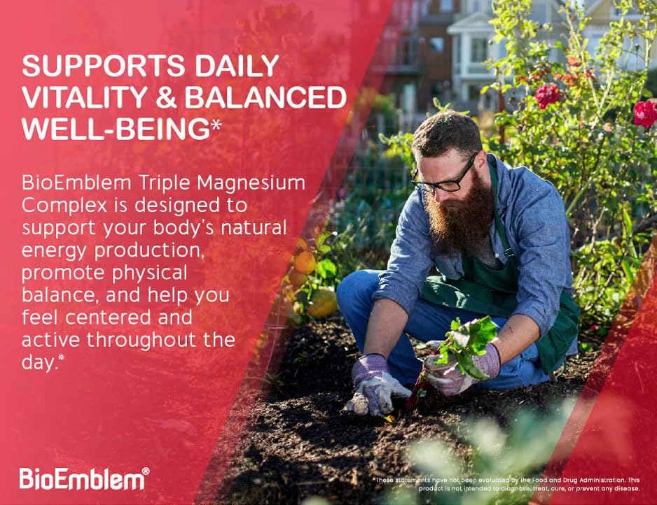 BioEmblem Triple Complex Magnesium (90 Capsules)