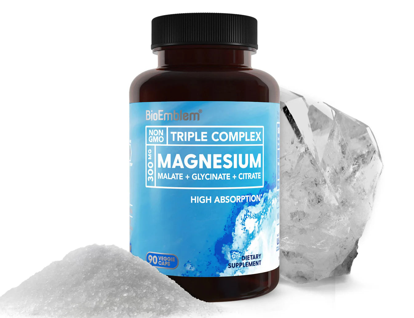 BioEmblem Triple Complex Magnesium (90 Capsules)