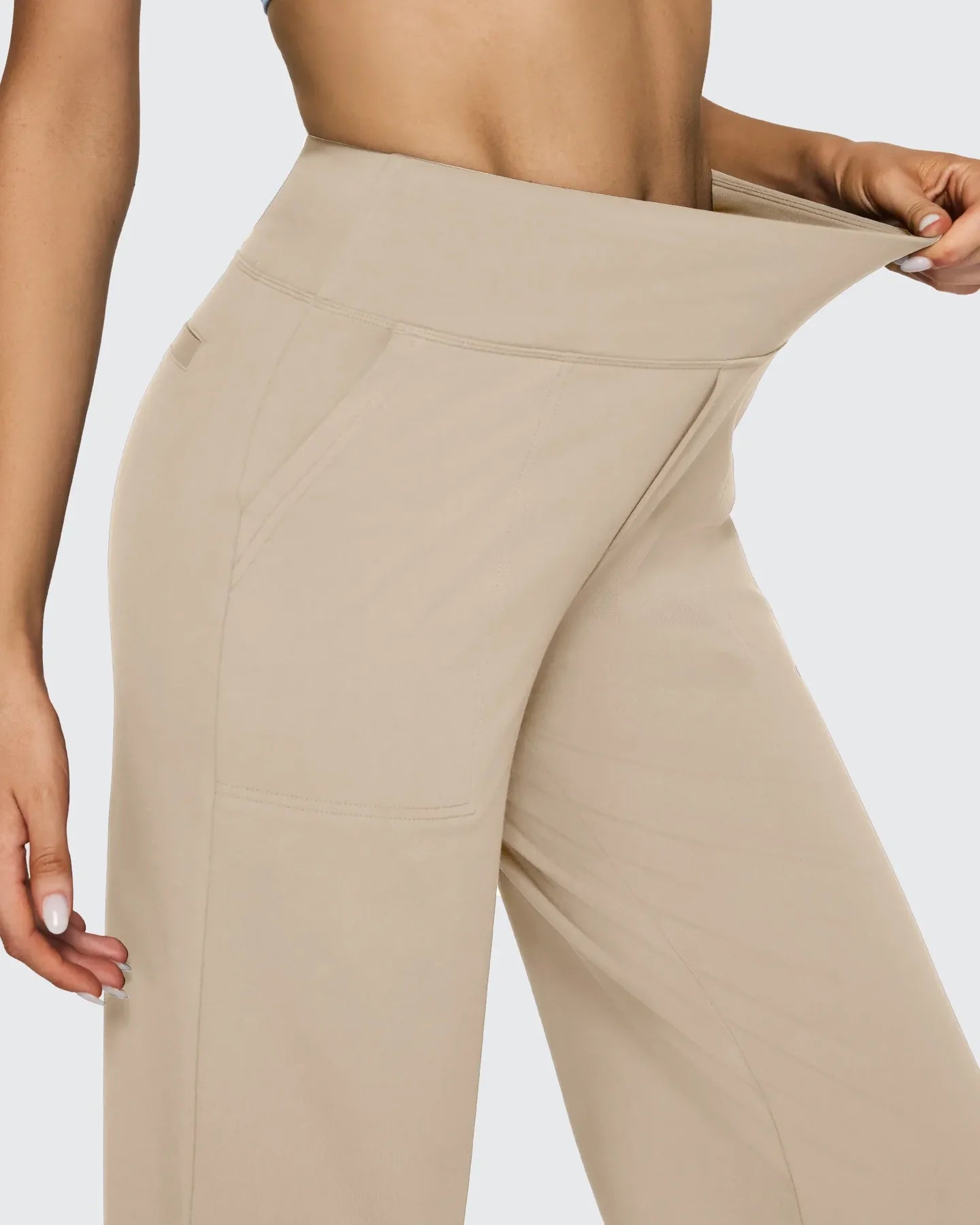 Loose High-Waist Business Casual Pants