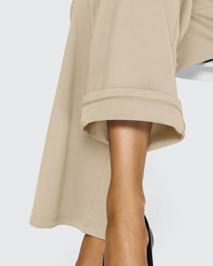 Loose High-Waist Business Casual Pants