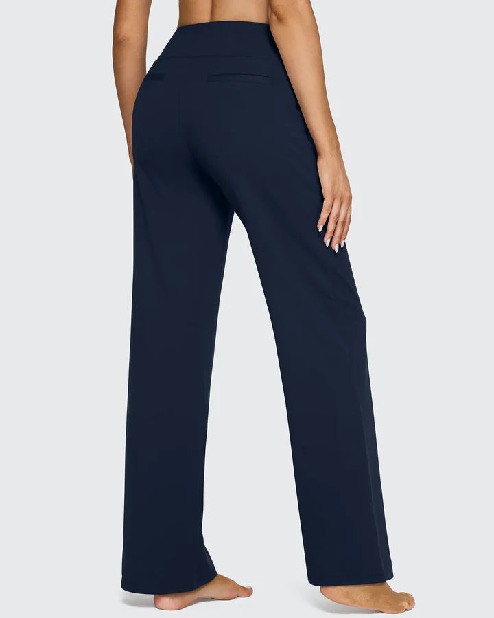 Loose High-Waist Business Casual Pants