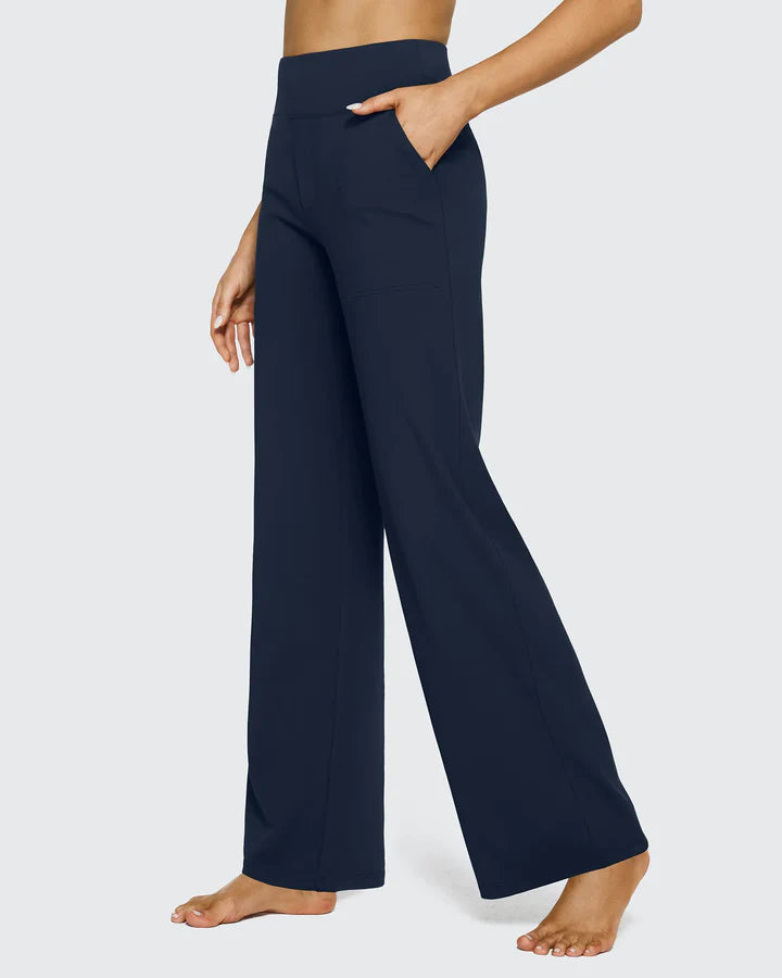 Loose High-Waist Business Casual Pants