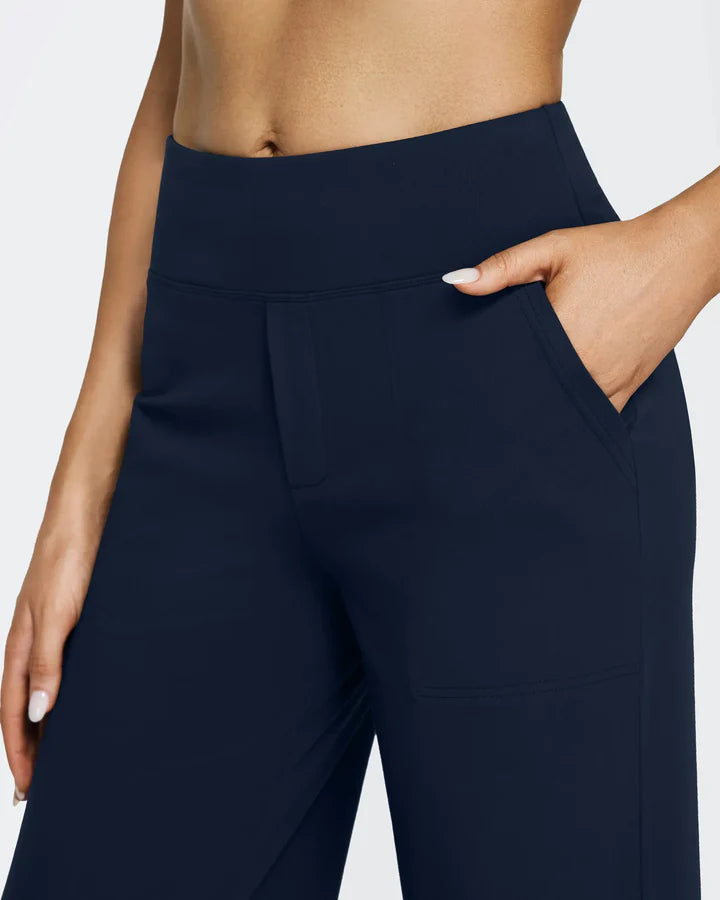 Loose High-Waist Business Casual Pants