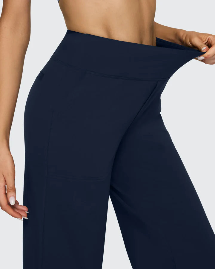 Loose High-Waist Business Casual Pants
