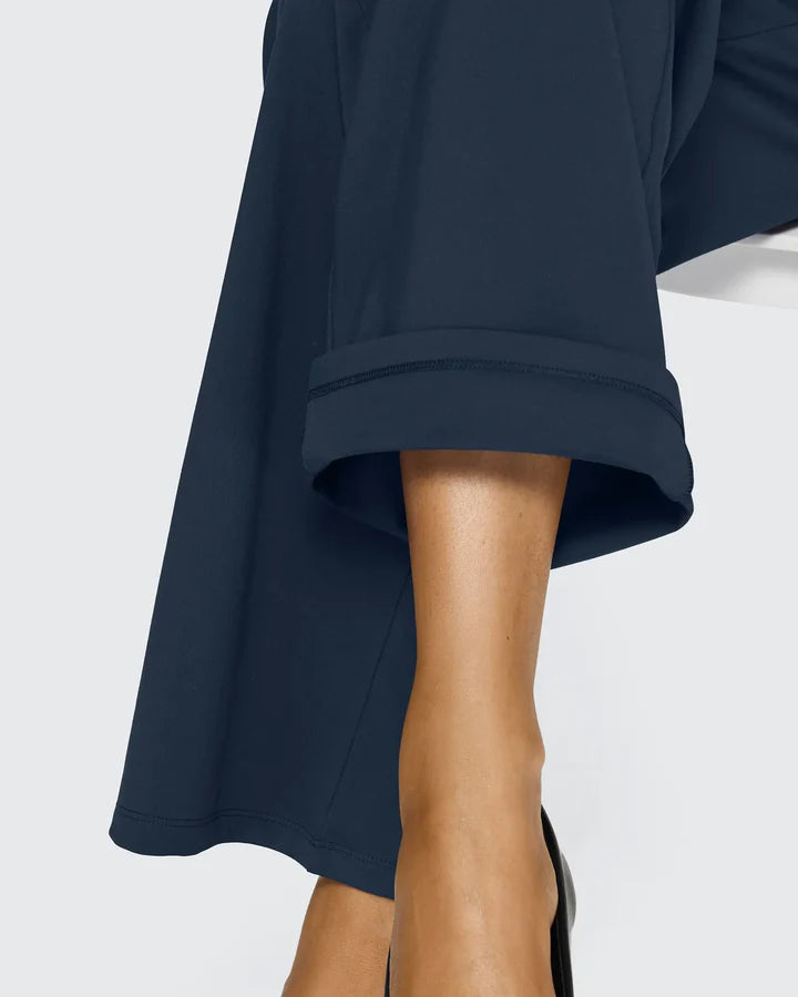 Loose High-Waist Business Casual Pants