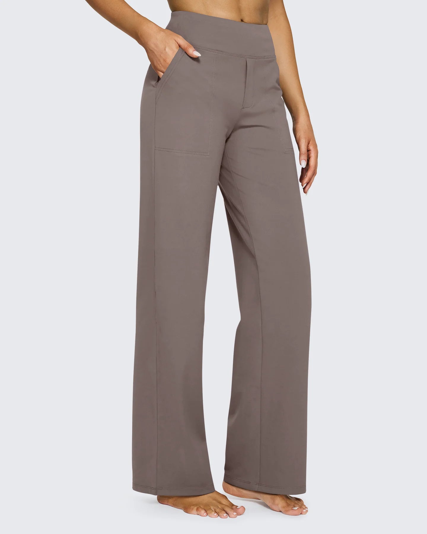 Loose High-Waist Business Casual Pants