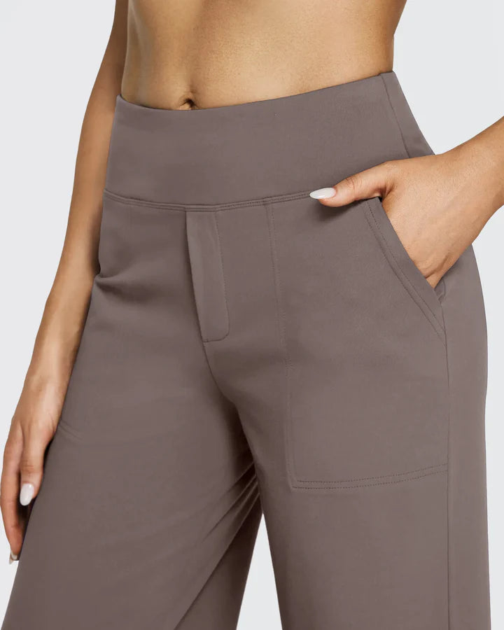 Loose High-Waist Business Casual Pants