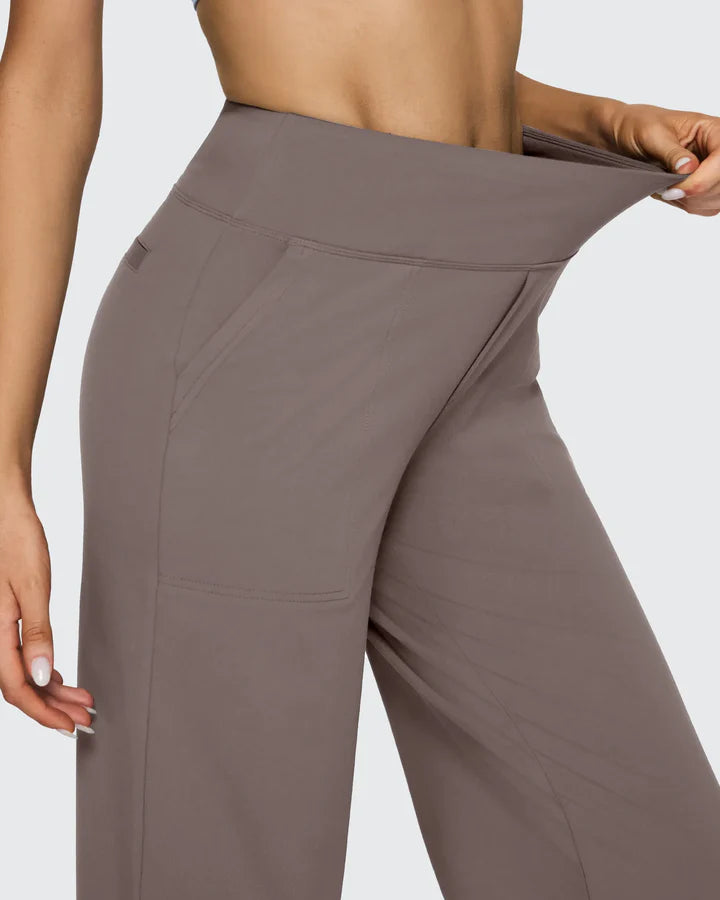 Loose High-Waist Business Casual Pants