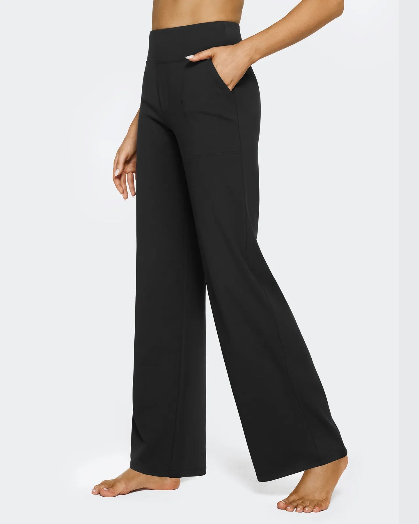 Loose High-Waist Business Casual Pants