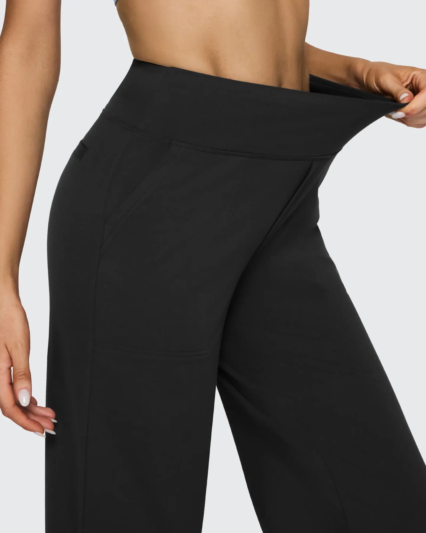 Loose High-Waist Business Casual Pants